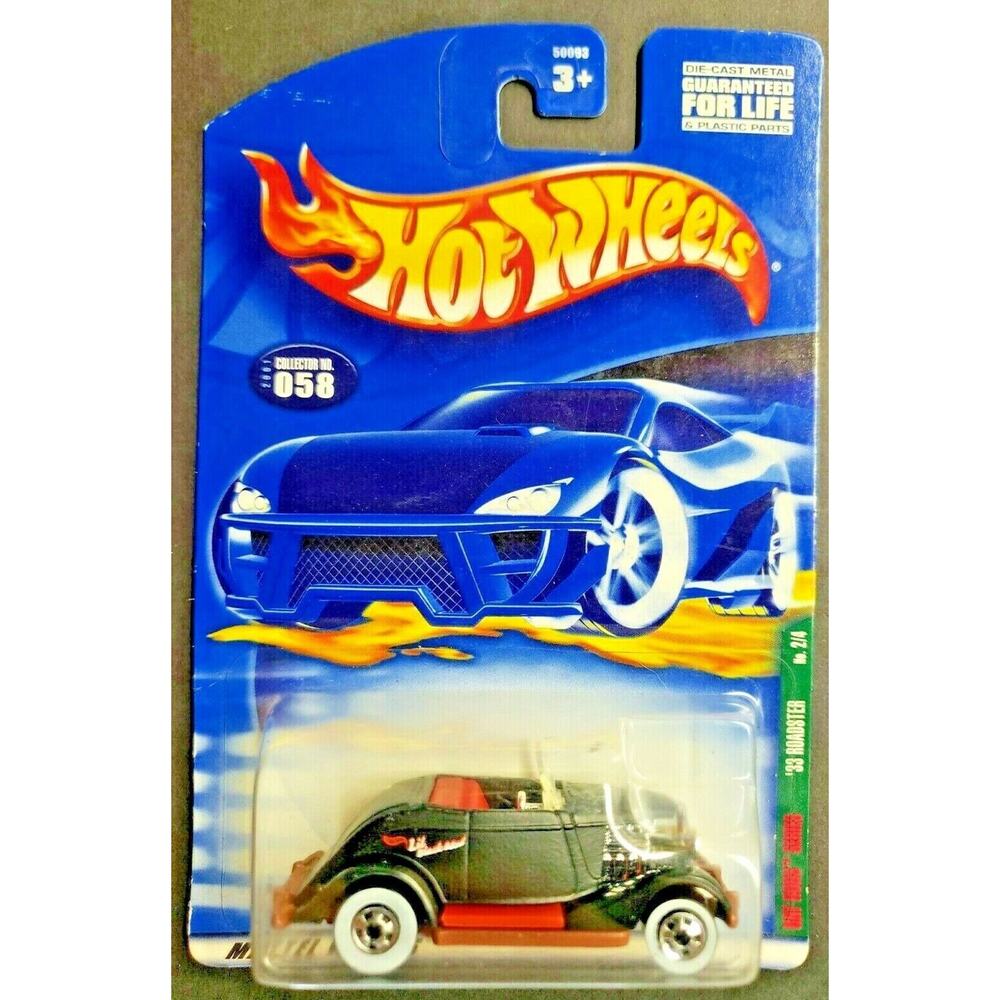 2008‎ - 1933 Roadster Hot Wheels 058 Rat Rod Series 2 of 4 Lil Black & Red HW7